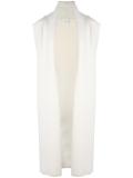 long sleeveless cardigan