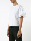 flared sleeve T-shirt