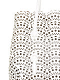 scalloped laser cut tote