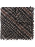 tweed print scarf 