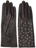 metallic-embellished gloves