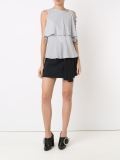 stripped skort