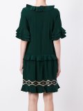 shortsleeved ruffle dress