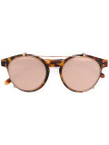 tortoiseshell round sunglasses