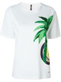 palm tree print T-shirt