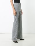 checked tailored trousers