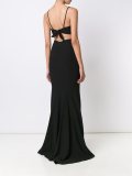 cut out detail gown 