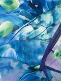 Tigers in Tropical Flowers scarf