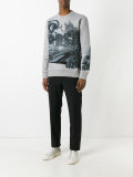 embroidered motif T-shirt