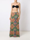 printed maxi skirt