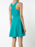 flared trim dress