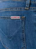 distressed ankle cuff jeans