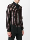 striped bomber jacket 