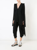 draped cropped trousers 