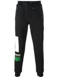 graphic print track pants