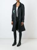 drawstring trench coat