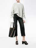 raw edge sweatshirt 