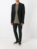 one button blazer