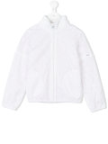 zipped rain jacket
