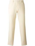 straight legged trousers