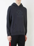 embroidered logo hoodie