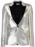 singled breasted tuxedo jacket