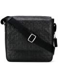 embossed logo crossbody bag 