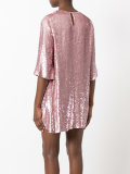 sequins embellished shift dress 