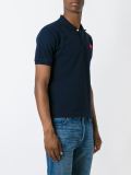embroidered heart polo shirt