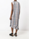 asymmetric drop waist dress