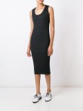 ribbed fitted dress