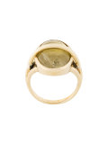Stratum rutilated quartz ring