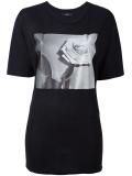 rose print T-shirt