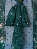 floral & dot print shirt 