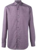 floral diamond pattern shirt