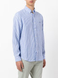 striped button-down shirt
