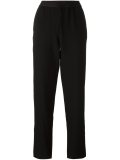 stripe appliqué trousers 