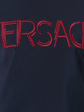 embroidered logo compact jersey
