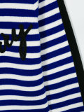 logo striped jumper