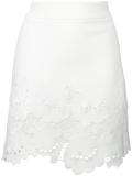 embroidered flowers skirt