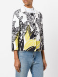 leaf print jacket