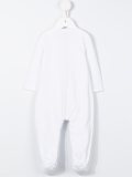 striped trim babygrow set