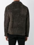 faux fur zipped jacket 