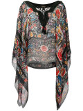floral print blouse