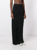 buttoned maxi skirt
