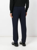 textured stripe trousers 