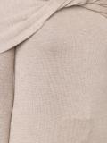 twisted off-the-shoulder jumper