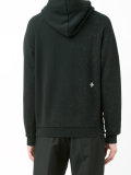 speackle-print hooded sweatshirt