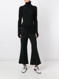 turtleneck ribbed jumper