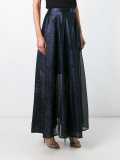 sheer A-line skirt